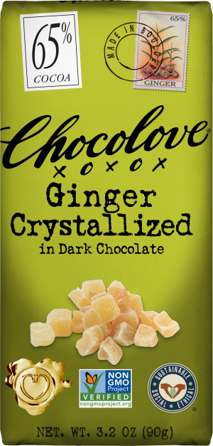 Ginger Crystalized in Dark Chocolate
