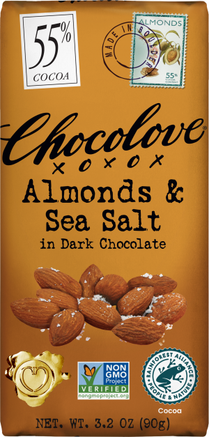 Almonds & Sea Salt in Dark Chocolate