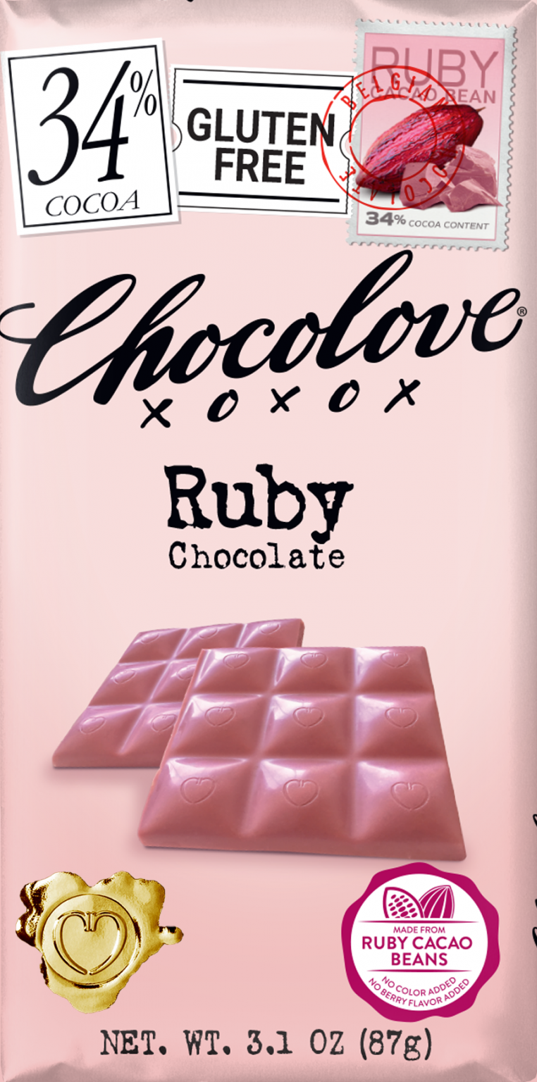 Ruby Chocolate Chocolove Premium Chocolate