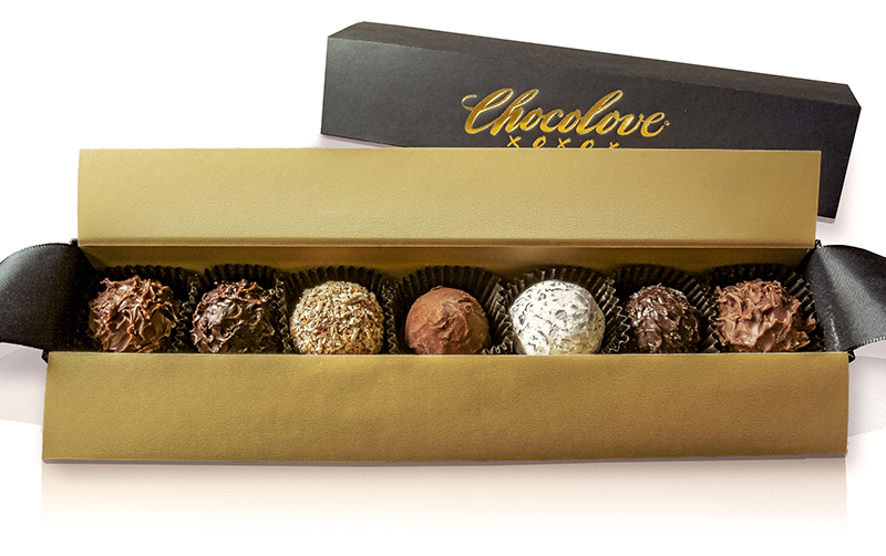 Handcrafted Chocolate Truffle Gift Box