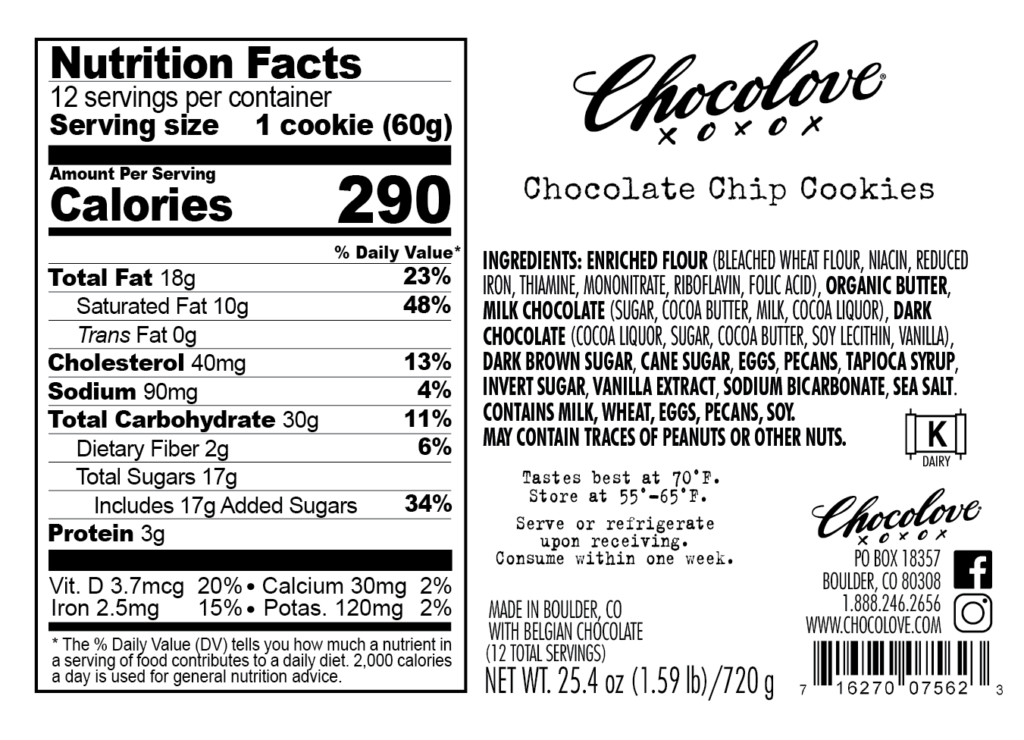 Chocolate Chip Cookies Chocolove Premium Chocolate