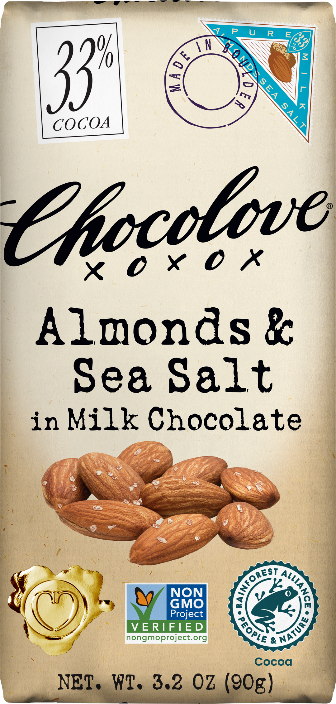 Almonds & Sea Salt in Milk Chocolate