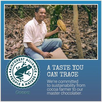A Taste you can trace. Chocolove is committed to sustainability