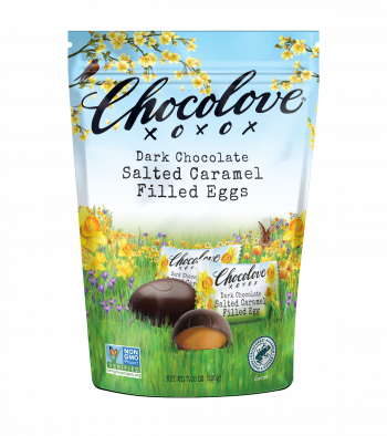 2021 Spring Eggs Salted Caramel in Dark Pouch NEW RFA