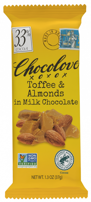 Mini Toffee & Almonds in Milk Chocolate