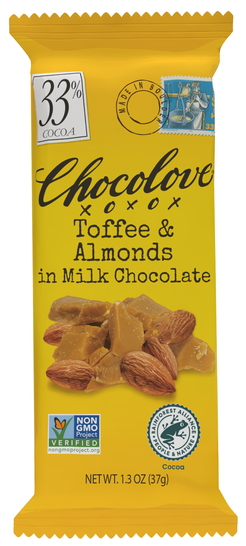 Mini Toffee & Almonds in Milk Chocolate