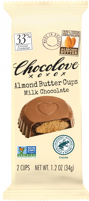 Almond Butter Cups Milk Chocolate (2 Cup Packs)