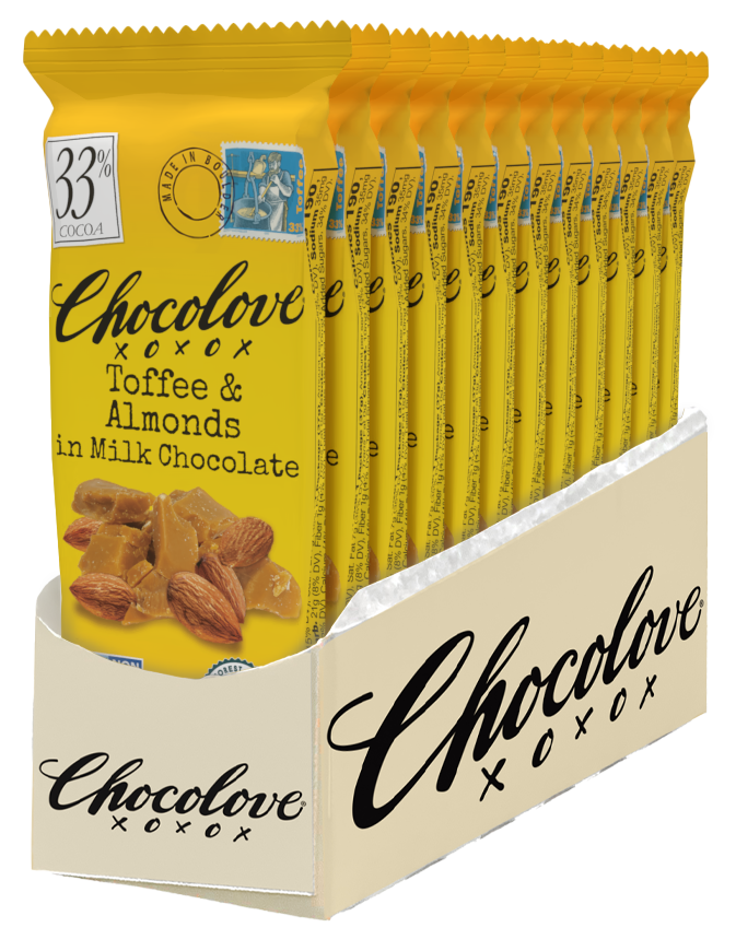 Mini Toffee & Almonds in Milk Chocolate - Image 4