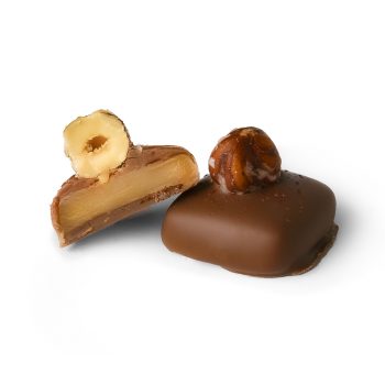 Chocolove Caramel & Nut Lovers Gift Box: Elegant Handmade Delights -Caramel and Hazelnut confection