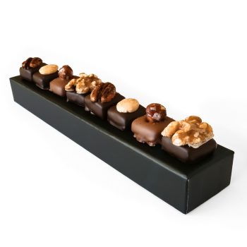 Chocolove Caramel & Nut Lovers Gift Box: Elegant Handmade Delights - showcasing a Tempting Array of Irresistible Treats