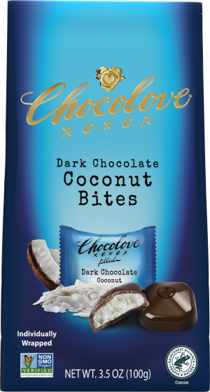 Chocolove Dark Chocolate Coconut Bites