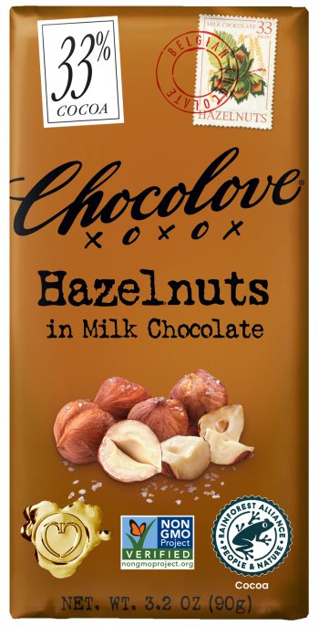 Chocolove Hazelnuts in Milk Chocolate