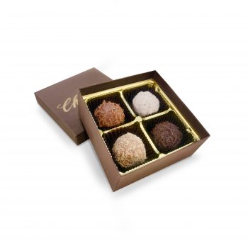 Artisanal Truffles Gift Box, 4 pc. - Image 3