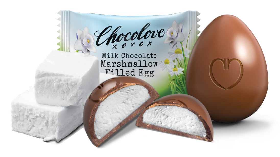 Marshmallow Eggs in Milk Chocolate Bites - Image 2