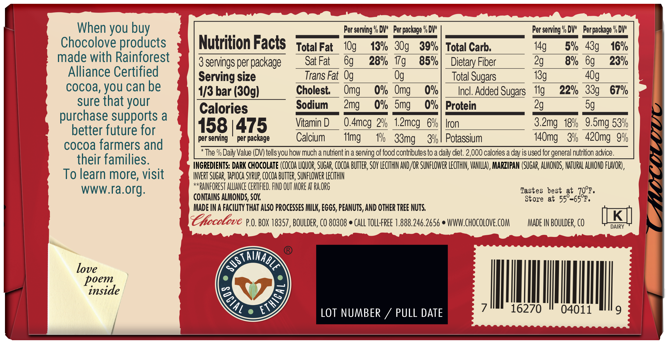 Marzipan in Dark Chocolate - Image 3