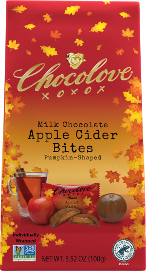 Apple Cider in Milk Chocolate Fall Bites